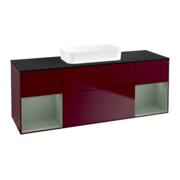 V&B Waschtischunterschrank Finion 160x60,3x50,1cm, Reg Oli. m Lac, Peo m