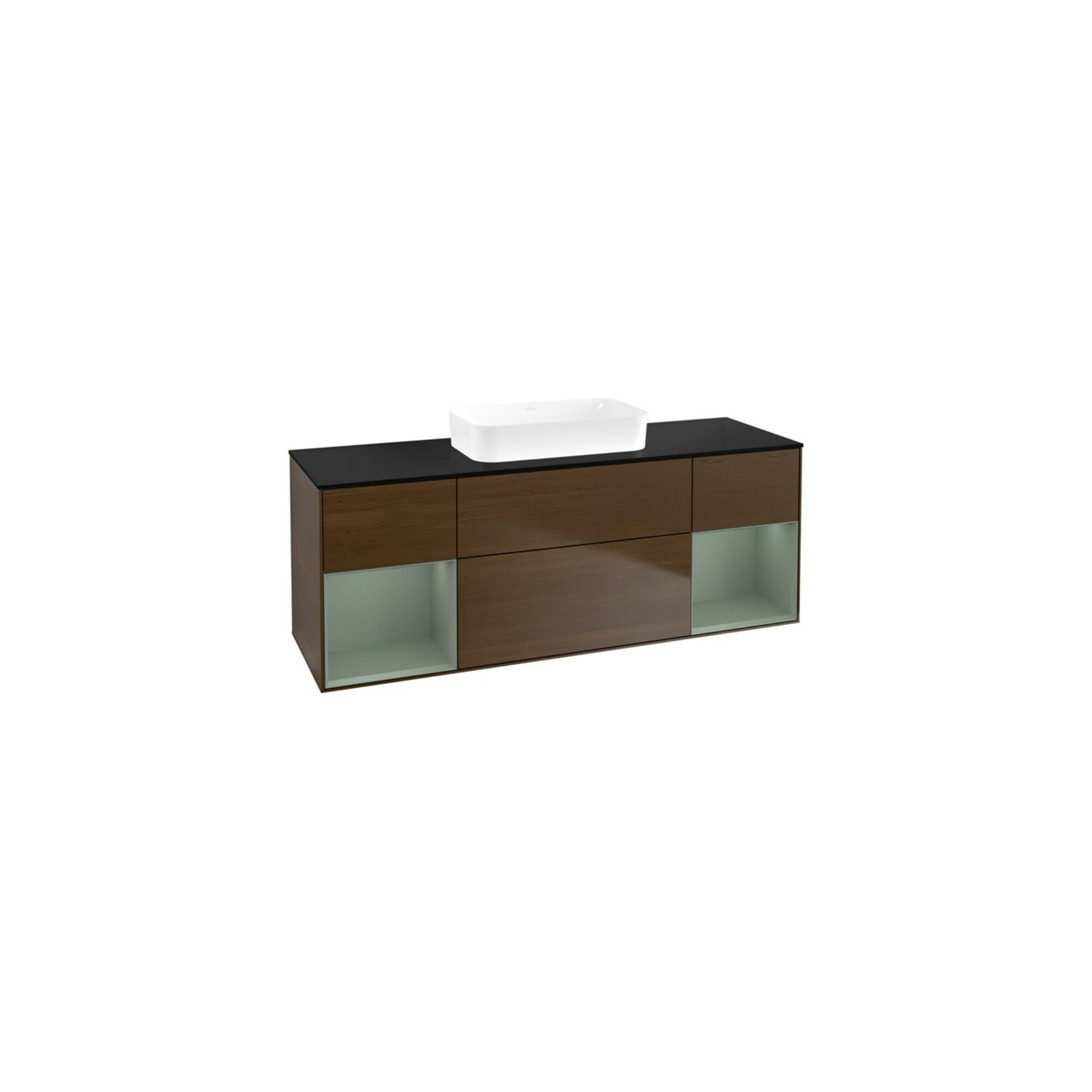 V&B Waschtischunterschrank Finion 160x60,3x50,1cm, Reg Oli. m Lac, wal ven ; Villeroy & Boch