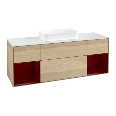 V&B Waschtischunterschrank Finion 160x60,3x50,1cm, Reg Peo m Lac, Oa ven
