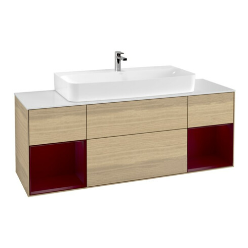 V&B Waschtischunterschrank Finion 160x60,3x50,1cm, Reg Peo m Lac, Oa ven