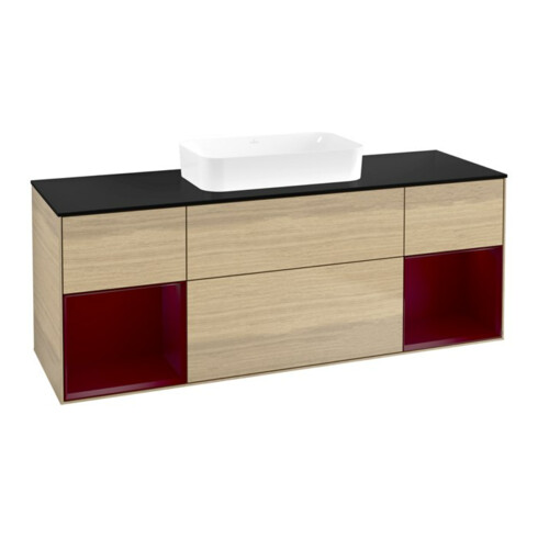 V&B Waschtischunterschrank Finion 160x60,3x50,1cm, Reg Peo m Lac, Oa ven
