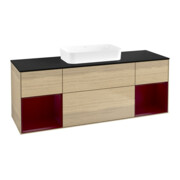 V&B Waschtischunterschrank Finion 160x60,3x50,1cm, Reg Peo m Lac, Oa ven