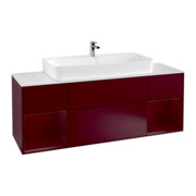 V&B Waschtischunterschrank Finion 160x60,3x50,1cm, Reg Peo m Lac, Peo Matt