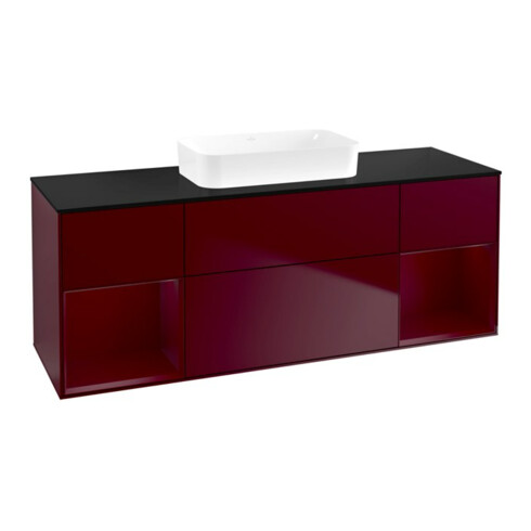 V&B Waschtischunterschrank Finion 160x60,3x50,1cm, Reg Peo m Lac, Peo Matt