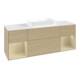 V&B Waschtischunterschrank Finion 160x60,3x50,1cm, Reg si Gr m Lac, Oa ven-4