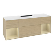 V&B Waschtischunterschrank Finion 160x60,3x50,1cm, Reg si Gr m Lac, Oa ven-3