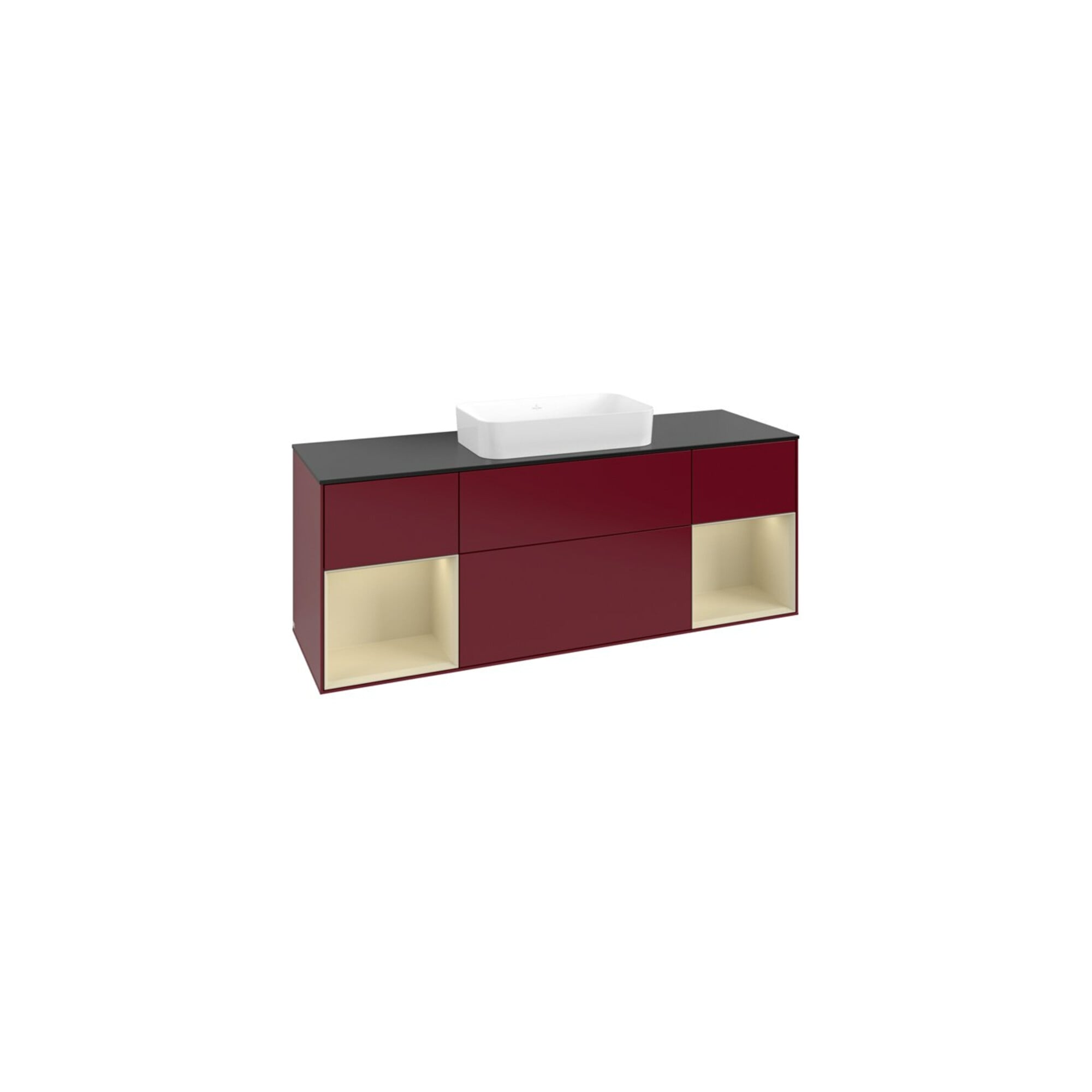 V&B Waschtischunterschrank Finion 160x60,3x50,1cm, Reg si Gr m Lac, Peo m ; Villeroy & Boch