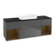 V&B Waschtischunterschrank Finion 160x60,3x50,1cm, Reg wal ven, Anthrac. m-1