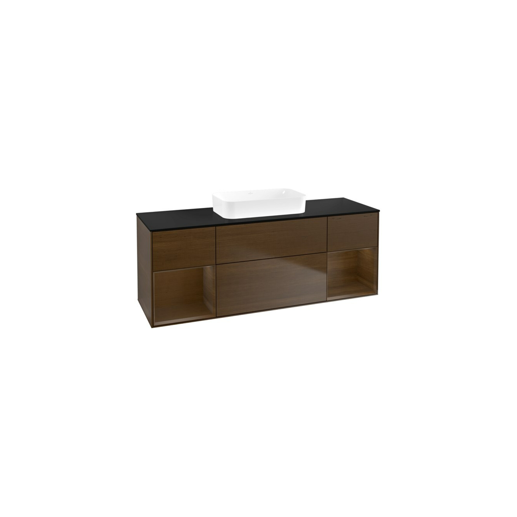 V&B Waschtischunterschrank Finion 160x60,3x50,1cm, Reg wal ven, wal veneer ; Villeroy & Boch
