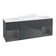 V&B Waschtischunterschrank Finion 160x60,3x50,1cm, Rg A m La, md bl. m Lac