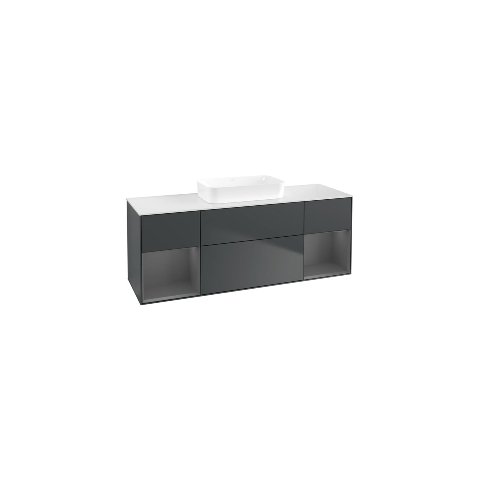 V&B Waschtischunterschrank Finion 160x60,3x50,1cm, Rg A m La, md bl. m Lac ; Villeroy & Boch