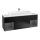 V&B Waschtischunterschrank Finion 160x60,3x50,1cm, Rg A m Lac, bla m Lac-1