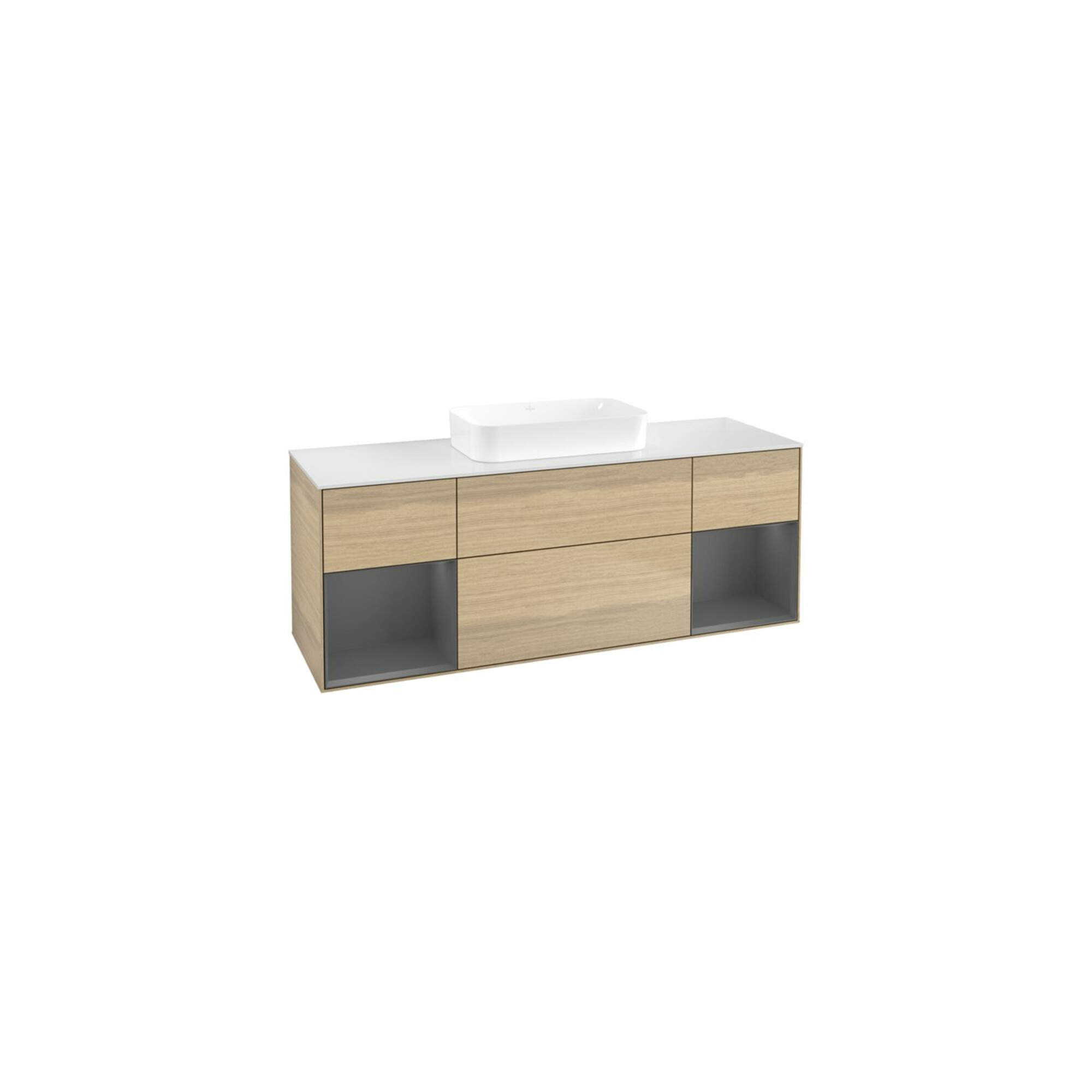 V&B Waschtischunterschrank Finion 160x60,3x50,1cm, Rg A m Lac, Oa ven ; Villeroy & Boch