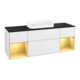 V&B Waschtischunterschrank Finion 160x60,3x50,1cm, Rg g m Lac, glo wh. Lac-1