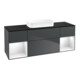 V&B Waschtischunterschrank Finion 160x60,3x50,1cm, Rg g w La, md bl. m Lac-1