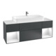 V&B Waschtischunterschrank Finion 160x60,3x50,1cm, Rg g w La, md bl. m Lac-1