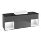 V&B Waschtischunterschrank Finion 160x60,3x50,1cm, Rg g w Lac, Anthrac. m-1