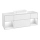V&B Waschtischunterschrank Finion 160x60,3x50,1cm, Rg g w Lac, glo wh. Lac-1