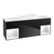 V&B Waschtischunterschrank Finion 160x60,3x50,1cm, Rg g wh. Lac, bla m Lac-1