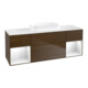 V&B Waschtischunterschrank Finion 160x60,3x50,1cm, Rg glo wh. Lac, wal ven-1