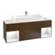 V&B Waschtischunterschrank Finion 160x60,3x50,1cm, Rg glo wh. Lac, wal ven-1