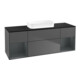 V&B Waschtischunterschrank Finion 160x60,3x50,1cm, Rg md m Lac, Anthrac. m-1
