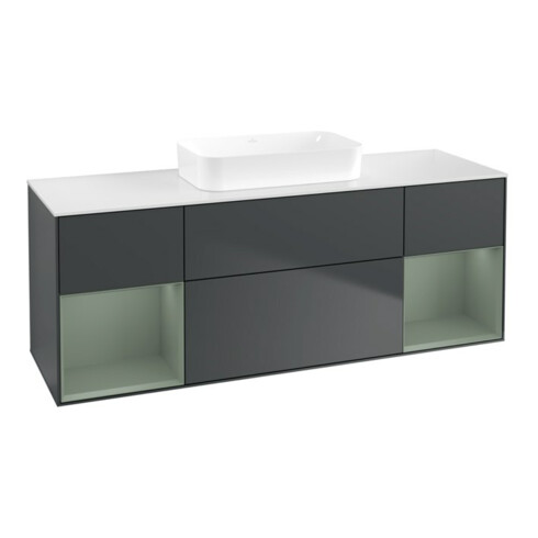 V&B Waschtischunterschrank Finion 160x60,3x50,1cm, Rg Ol m La, md b m Lac