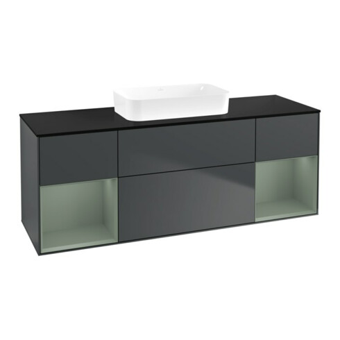 V&B Waschtischunterschrank Finion 160x60,3x50,1cm, Rg Ol m La, md b m Lac