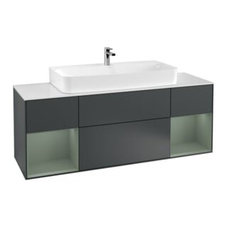 V&B Waschtischunterschrank Finion 160x60,3x50,1cm, Rg Ol m La, md b m Lac