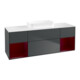 V&B Waschtischunterschrank Finion 160x60,3x50,1cm, Rg Peo m La, md b m Lac-1
