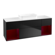 V&B Waschtischunterschrank Finion 160x60,3x50,1cm, Rg Peo m Lac, bla m Lac