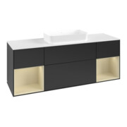 V&B Waschtischunterschrank Finion 160x60,3x50,1cm, Rg si G m La, bla m Lac-3