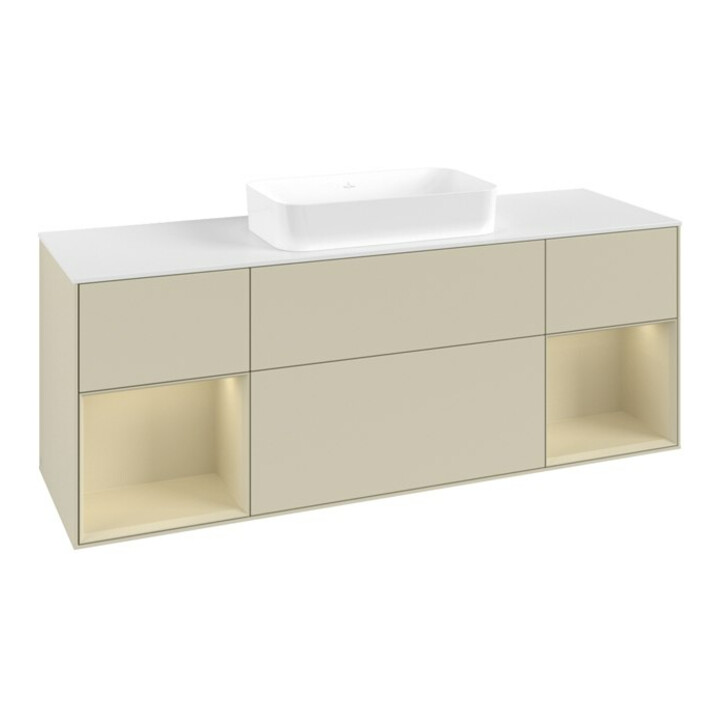 V&B Waschtischunterschrank Finion 160x60,3x50,1cm, Rg si G m La, si G m La