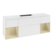 V&B Waschtischunterschrank Finion 160x60,3x50,1cm, Rg si G m La, wh. m Lac-3