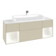 V&B Waschtischunterschrank Finion 160x60,3x50,1cm, Rg w m Lac, si Gr m Lac-1