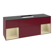 V&B Waschtischunterschrank Finion 160x60, Pl bla m, Reg si Gr m Lac, Peo m