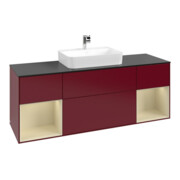 V&B Waschtischunterschrank Finion 160x60, Pl bla m, Reg si Gr m Lac, Peo m-3