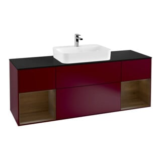 V&B Waschtischunterschrank Finion 160x60, Pl bla m, Reg wal ven, Peo m