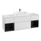 V&B Waschtischunterschrank Finion 160x60, Pl w m, Reg bla m Lac, wh. m Lac-1