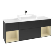 V&B Waschtischunterschrank Finion 160x60, Pl w m, Rg si G m Lac, bla m Lac-4
