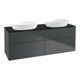 V&B Waschtischunterschrank Finion 160x60cm, Abd.-Pl. bla m, md bl. m Lac-1