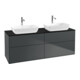 V&B Waschtischunterschrank Finion 160x60cm, Abd.-Pl. bla m, md bl. m Lac-1