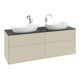 V&B Waschtischunterschrank Finion 160x60cm, Abd.-Pl. bla m, si Gr m Lac-1