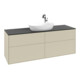 V&B Waschtischunterschrank Finion 160x60cm, Abd.-Pl. bla m, si Gr m Lac-1