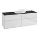 V&B Waschtischunterschrank Finion 160x60cm, Abd.-Pl. bla m, wh. m lacquer-1