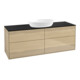 V&B Waschtischunterschrank Finion 160x60cm, Abd.-Pl. bla matt, Oak Veneer-1