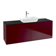 V&B Waschtischunterschrank Finion 160x60cm, Abd.-Pl. bla matt, Peony Matt