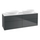 V&B Waschtischunterschrank Finion 160x60cm, Abd.-Pl. wh. m, md bl. m Lac-1