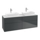 V&B Waschtischunterschrank Finion 160x60cm, Abd.-Pl. wh. m, md bl. m Lac-1