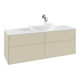 V&B Waschtischunterschrank Finion 160x60cm, Abd.-Pl. wh. m, si Gr m Lac-3